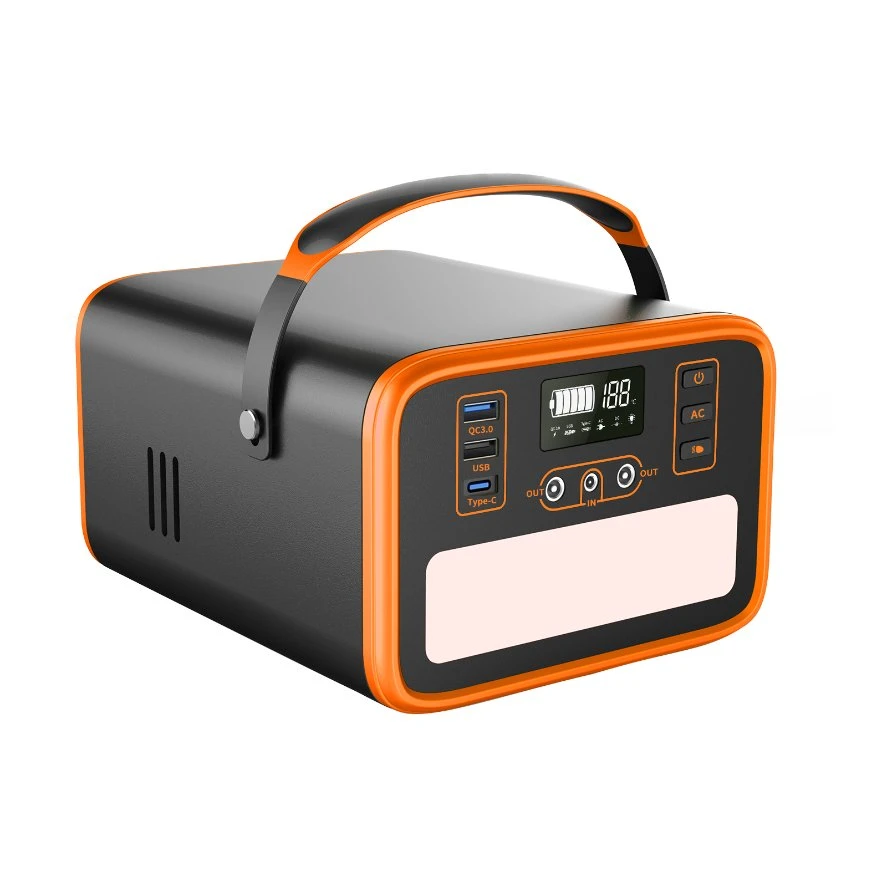 Station d'alimentation Portable Batterie portable 150W 110V AC DC Station d'alimentation solaire Outdoor type Pd C Powered alimentation électrique de stockage de l'énergie du générateur