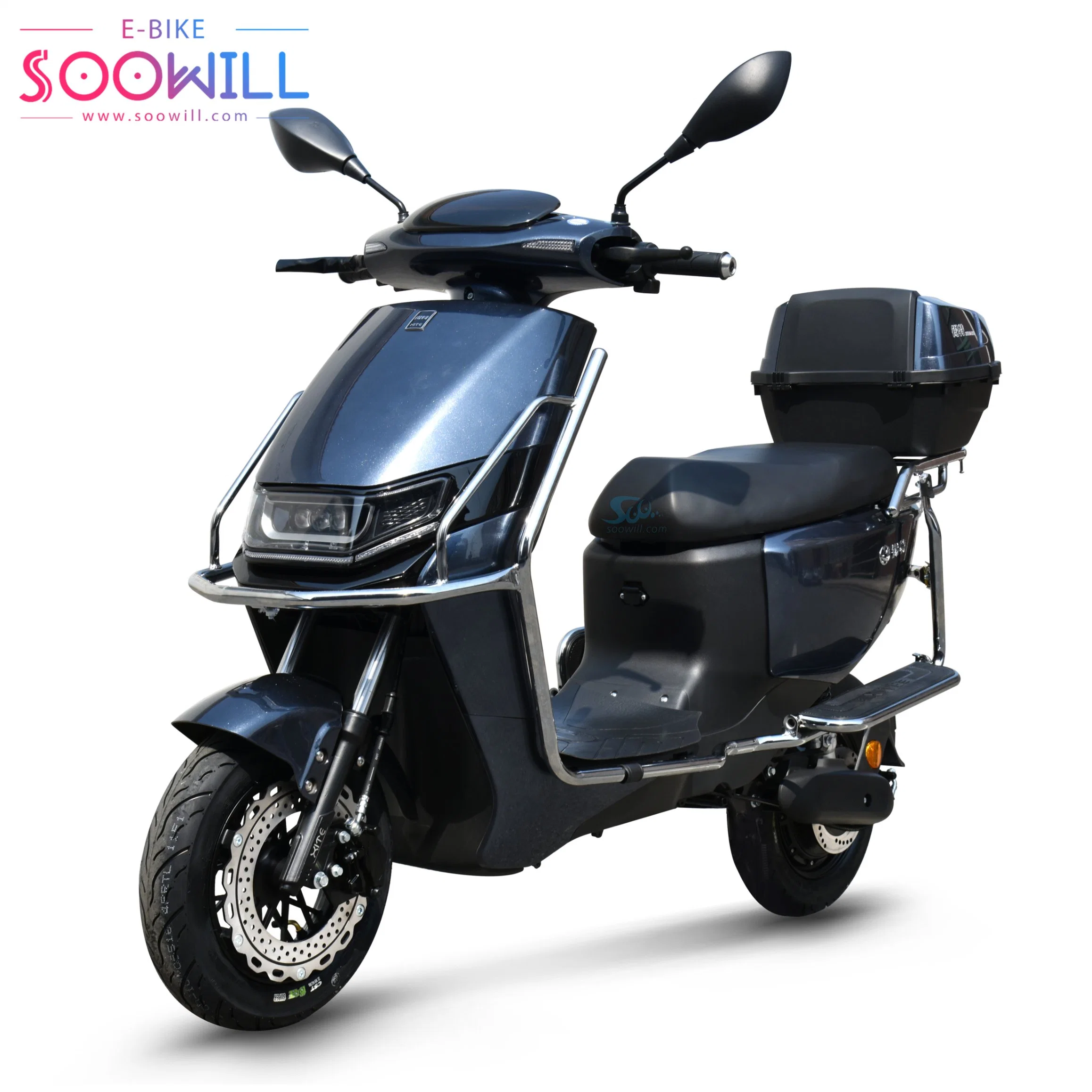 Classic Design 70km Max Range Scooter for You 72V20ah Lead-Acid Battery Electric Motorcycle