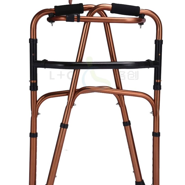 Foldable Walking Aid Aluminium Walking Frame for Disabled Elderly