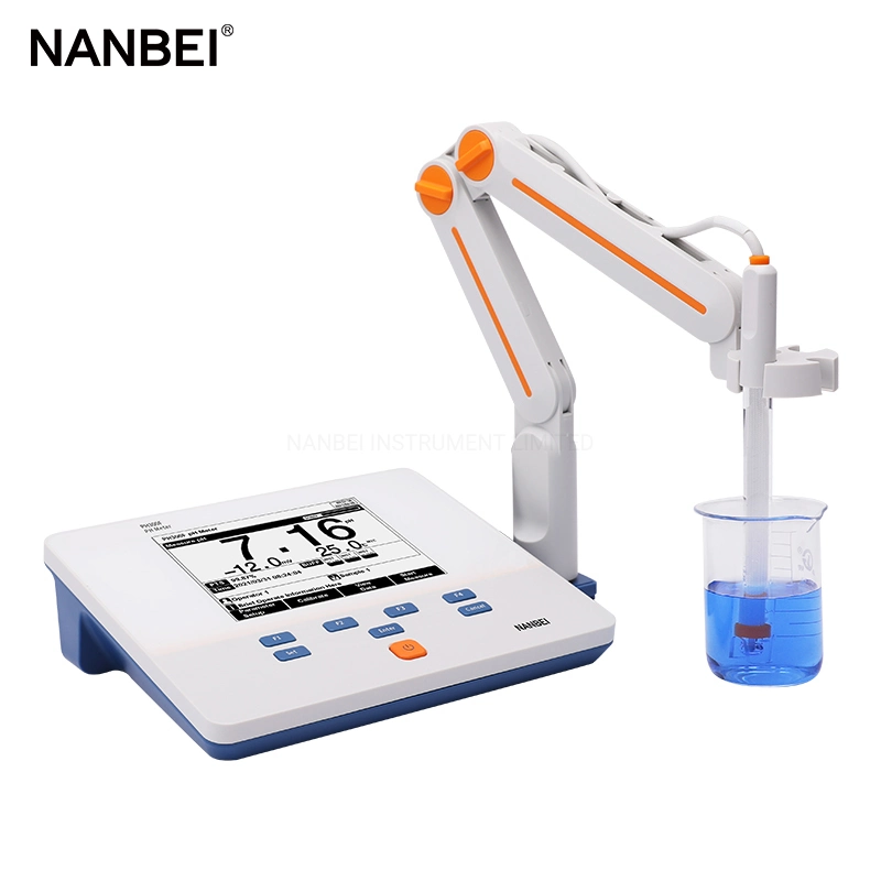 1-3 puntos de sobremesa LCD Digital laboratorio de calibración de pH-metro