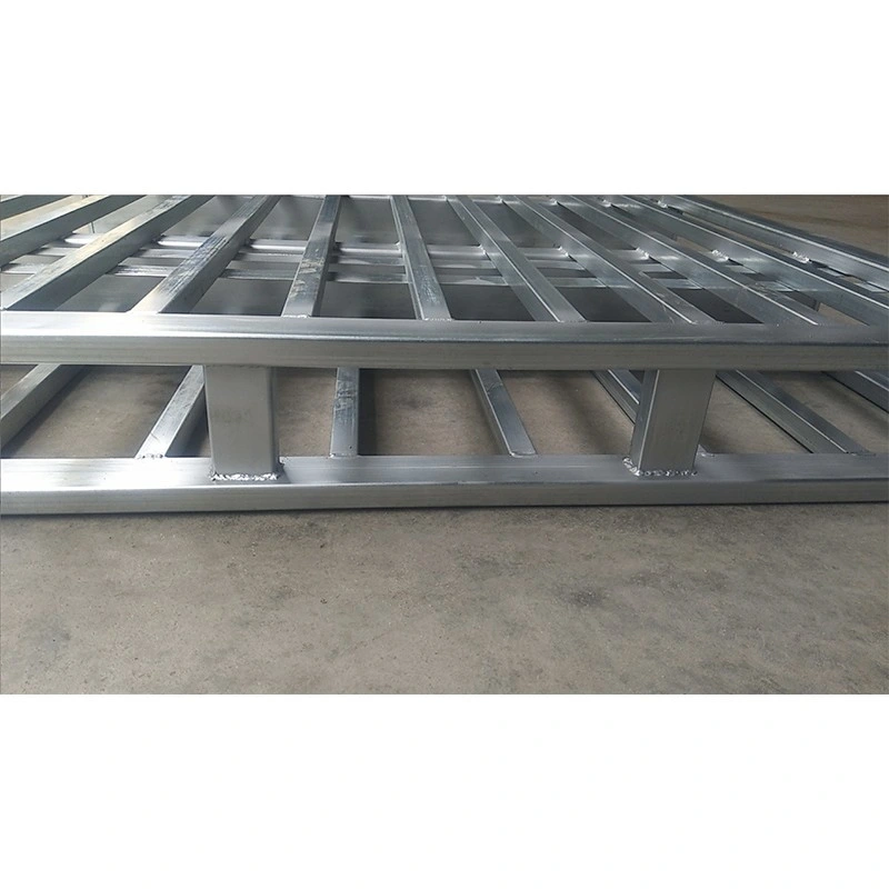 Four-Sided Fork Structure Galvanized Steel Pallet