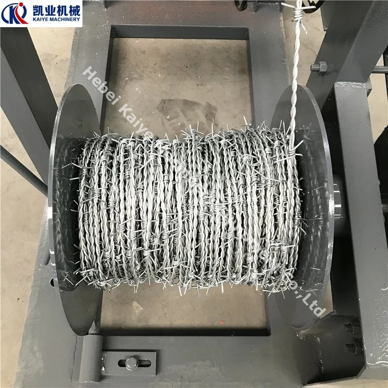 Manufacturer Production PVC Coated Barbed Wire Making Machine
