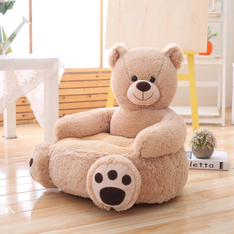 Baby Seat Animal Plush Folding Backrest Chair Lazy Floor Chair Kids Sofa