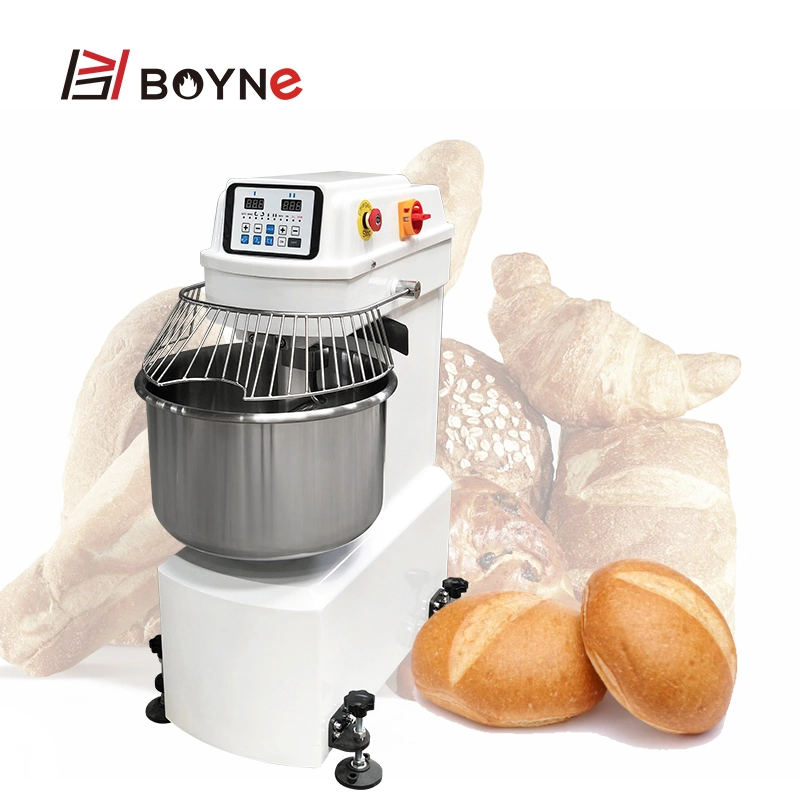 Large Capcity Dough Mixer Vertical Touch Panel High Speed Bakery Equipments