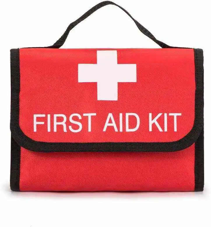 First Aid Bag Tote Empty Small First Aid Kit Bag Outdoor Travel Rescue Pouch Responder Medicine Bag