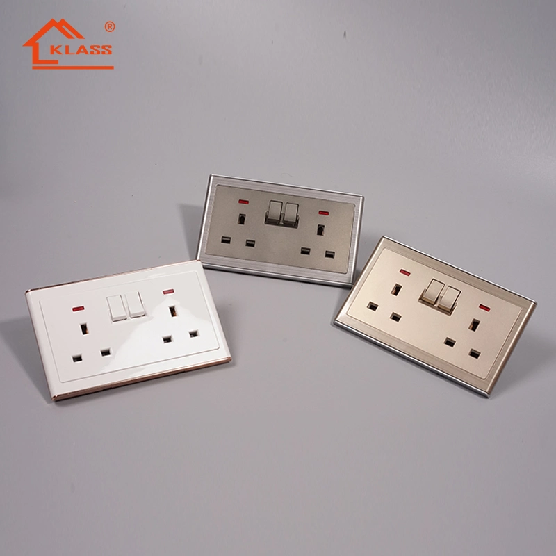 Color Optional Releasable Control Button Gang Switch Electric Wall Switch