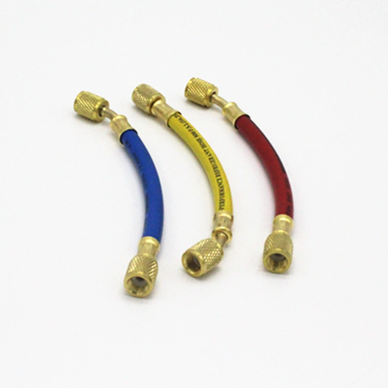 Refrigerant Hose Assembly with Low and High Pressure Quick Couplers