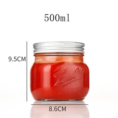 View Larger Imagefood Grade Wide Mouth 8oz 250ml Mason Jar Jam Jar Spice Jar Glass with Airtight Lids and Label Wholesale/Supplier