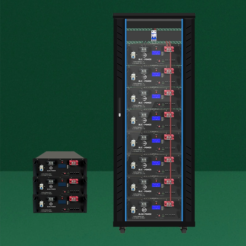 Bloo Power 25kwh Electric BMS Chargers House Supply at Home on Grid Phosphate Polymer off Grid Home Battery for Wind Solar Energy System Bank