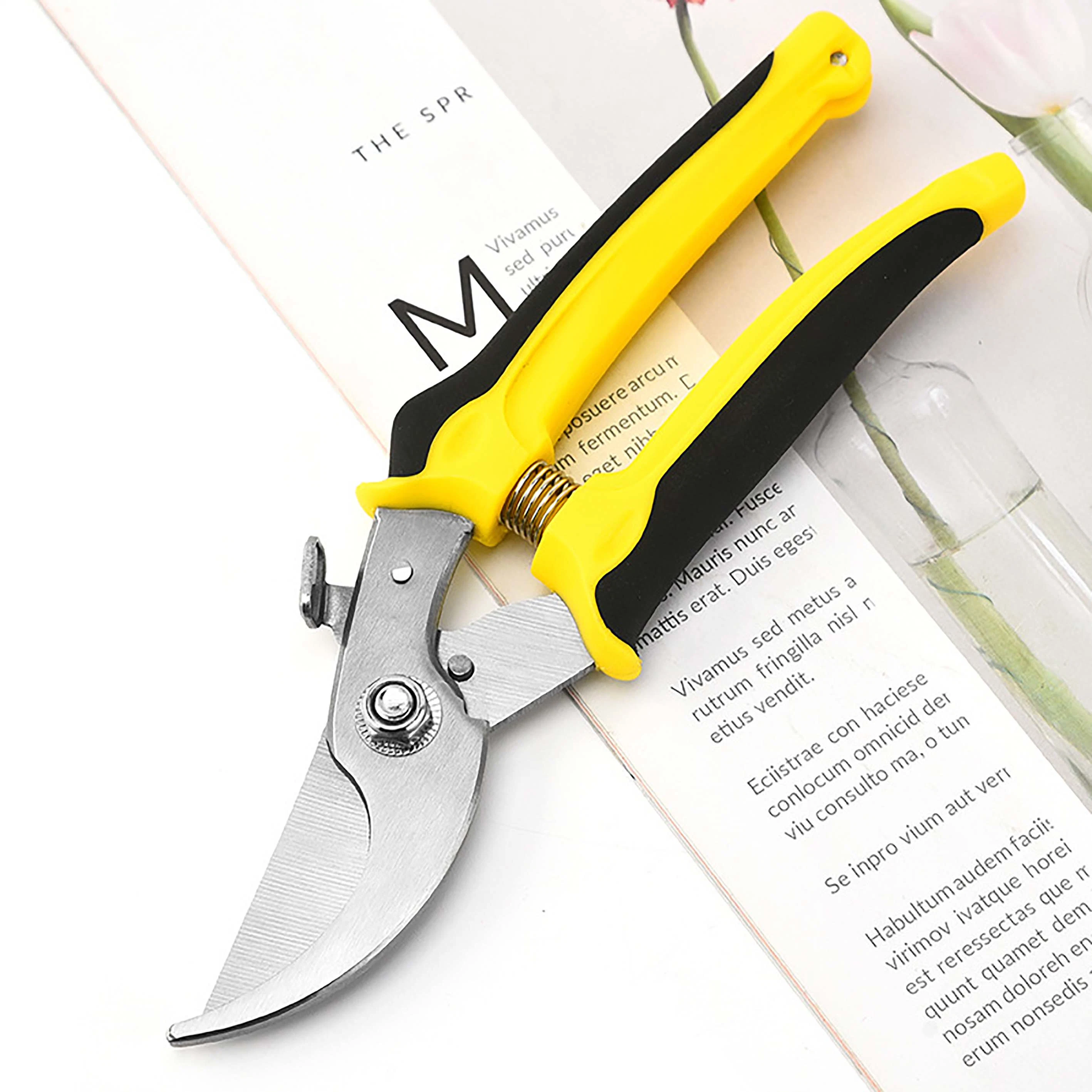 Gardening Tools Bypass Pruning Shears Sharp Precision-Ground Steel Blade