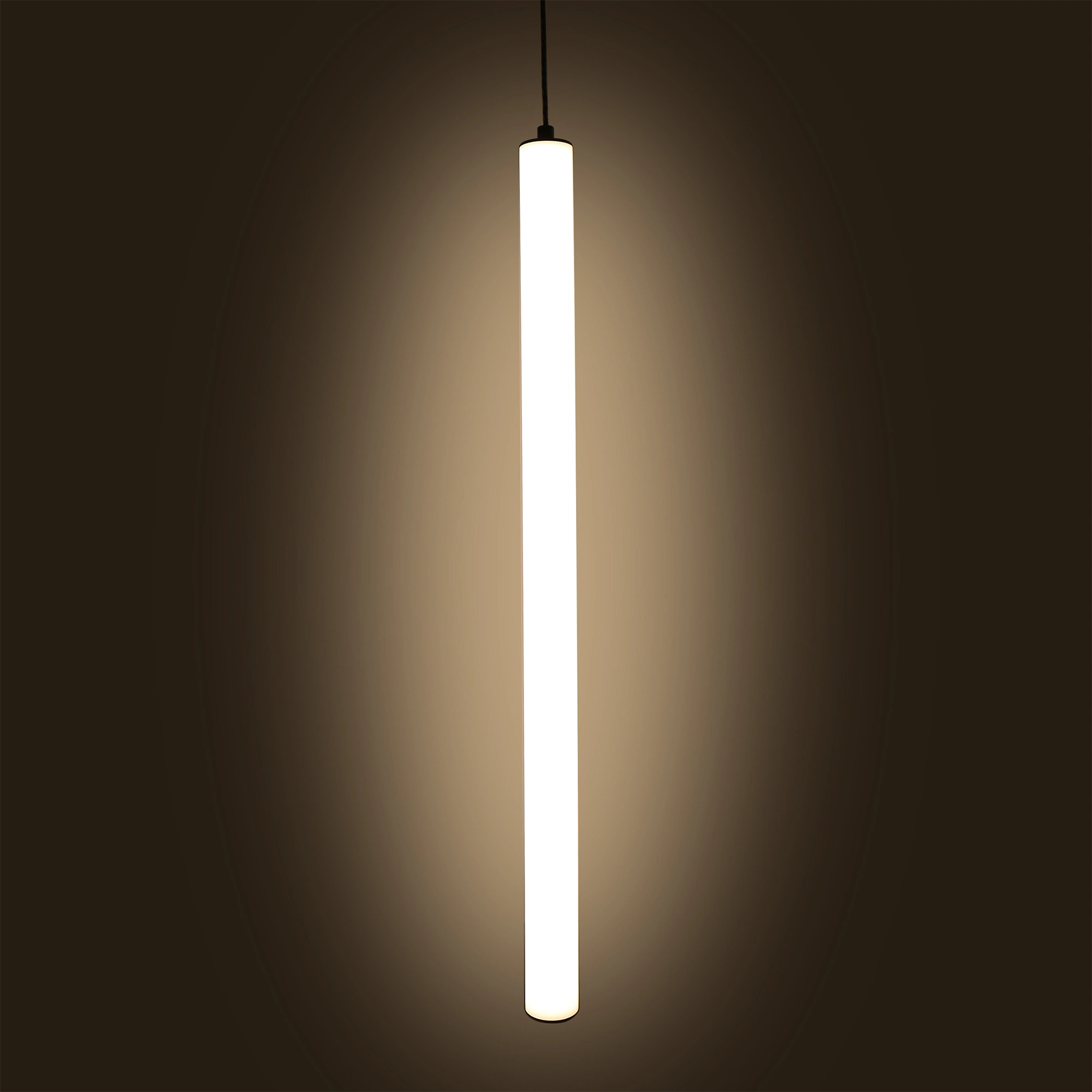Nordic Cylindrical Pipe LED Pendant Light Modern Single Head Hanging Lamps Simple Long Tube Suspension Dining Lights