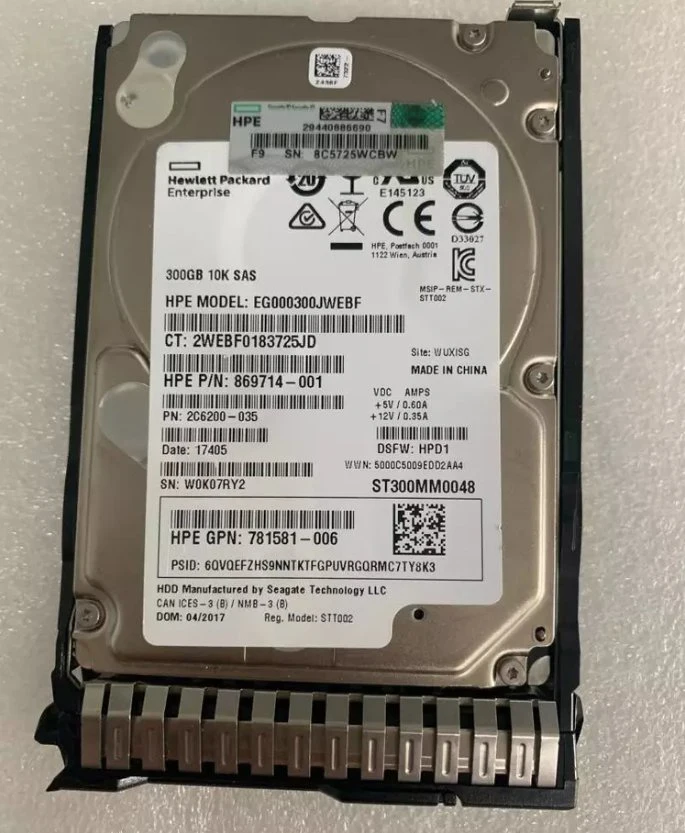 Для рабочей станции сервера Server HDD будущего 300g 12G 10K 2.5in жестких диска SAS