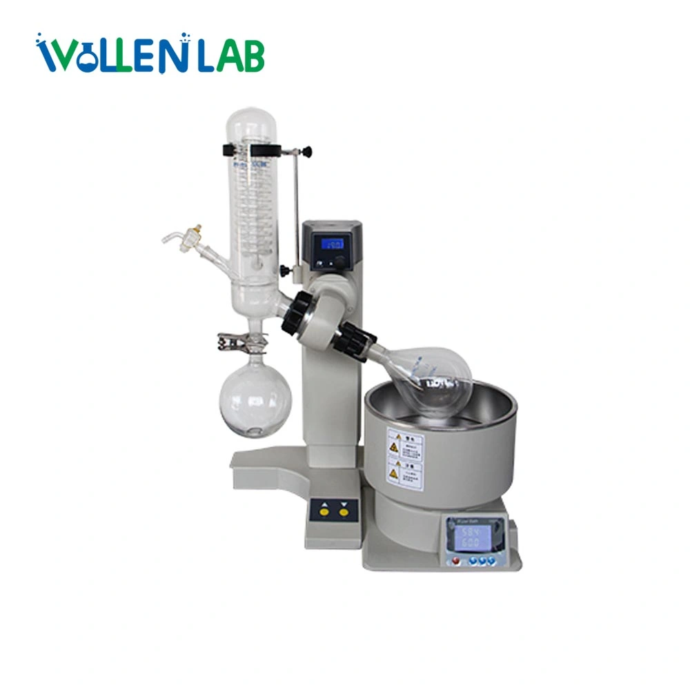 Lab Desktop Distillation Digital Display Rotary Evaporator and Heating Bath