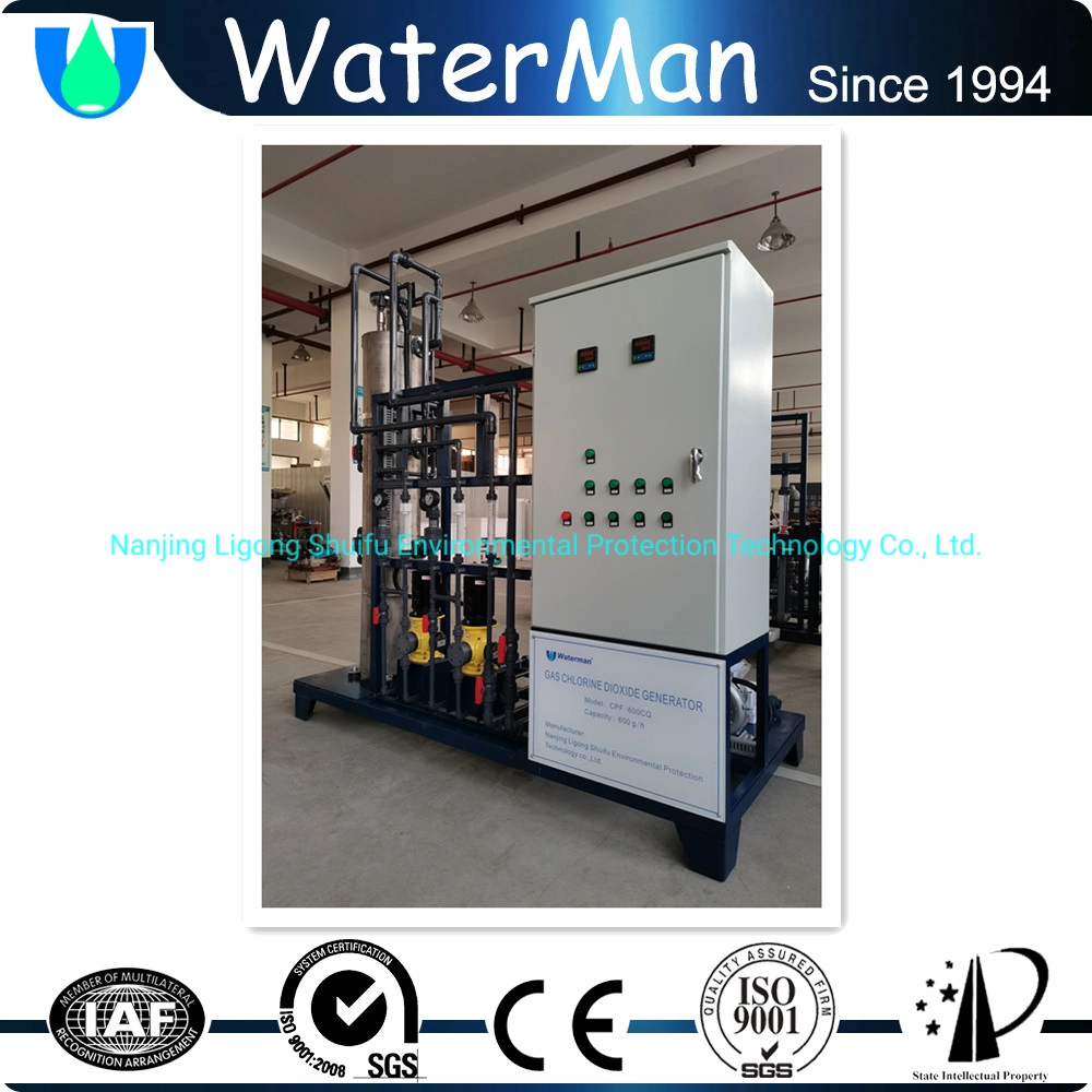 Gas Clo2 Chlorine Dioxide Generator 800g/H Flue Gas Denox