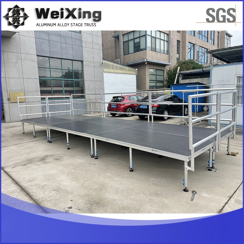 4'x8' Catwalk/piste plate-forme de pliage Réglable étape portable