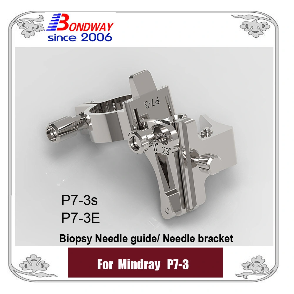 Guía de la aguja InquiryBiopsia aguja Guía para Mindray Pased Array ultrasónico Transductor P7-3 P7-3s P7-3e