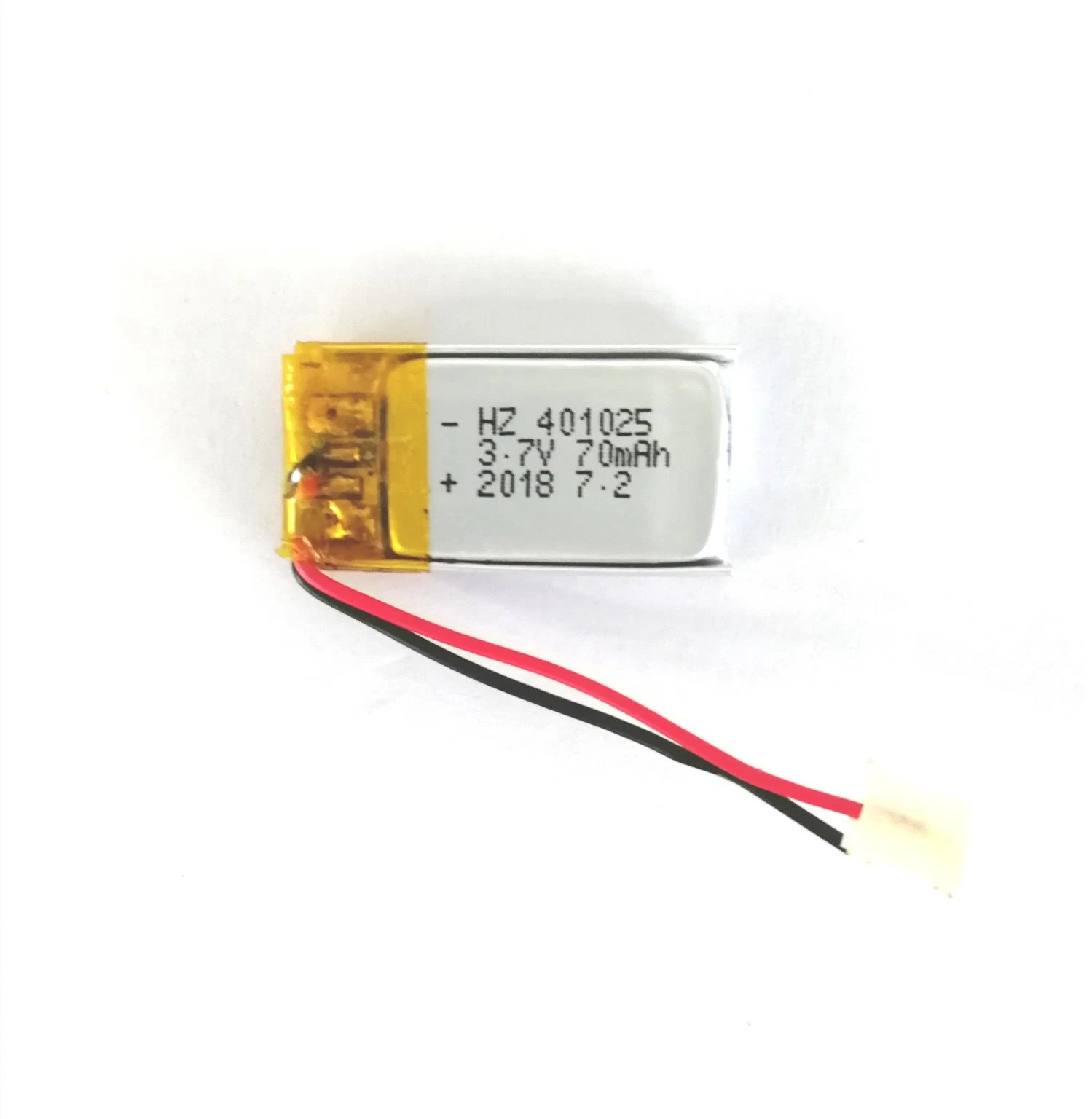 Hot Sell Wearable Device 401025 3.7V 70mAh Lithium Polymer 3.7V Li-ion Polymer Battery Mini Polymer Battery