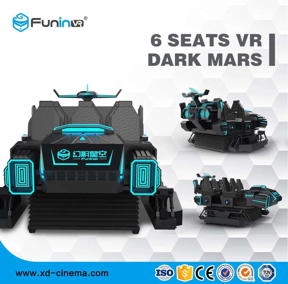 9d Realidad Virtual seis asientos de coche Juego Xmas Simulador de VR