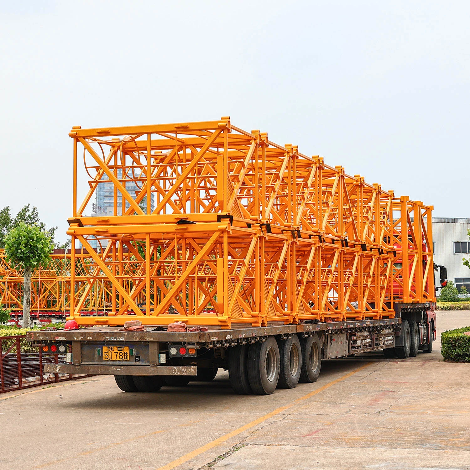 12ton Construction Site Large Building Construction Crane 16ton Splicing Tower Crane Made in Chinareference Fob Price