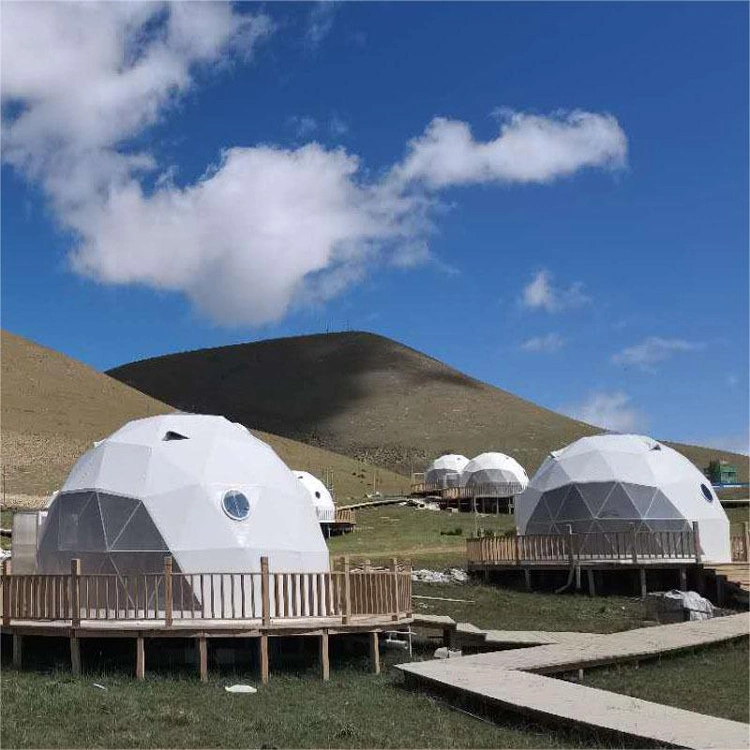 6 Meter Diameter Spherical Tent 28 Square Meters Semi Transparent Circular Star Outdoor Camping Exhibition Dedicated Tent