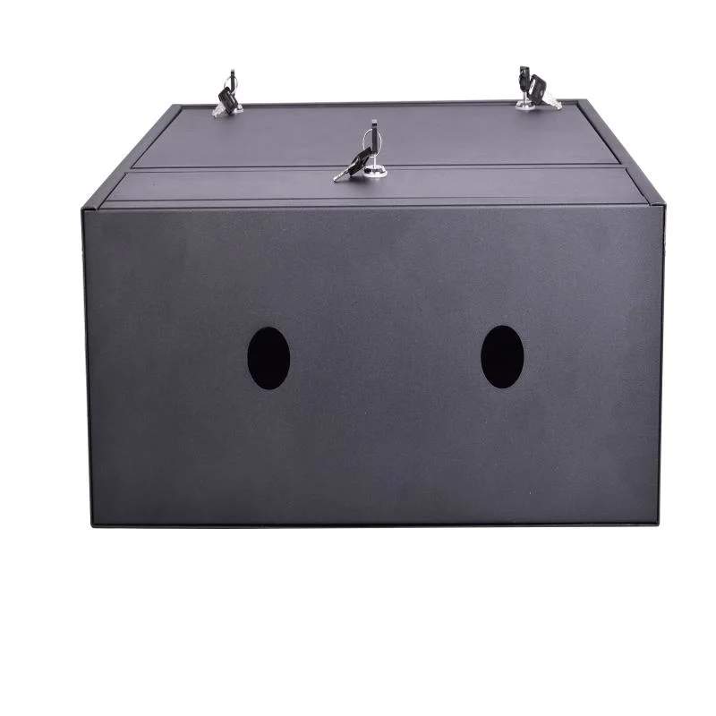 NVR Heavy Duty 24'' X 24'' X 8'' 16 Gauge Steel DVR Lockbox with PDU Can Be Installed