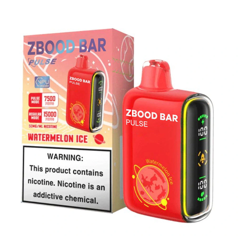 Barre d'impulsions numérique Zbood OEM ODM USA 0/2%/3%/5% Ma6000 Mk Ugly Monkey Ovns stylos Vape jetable