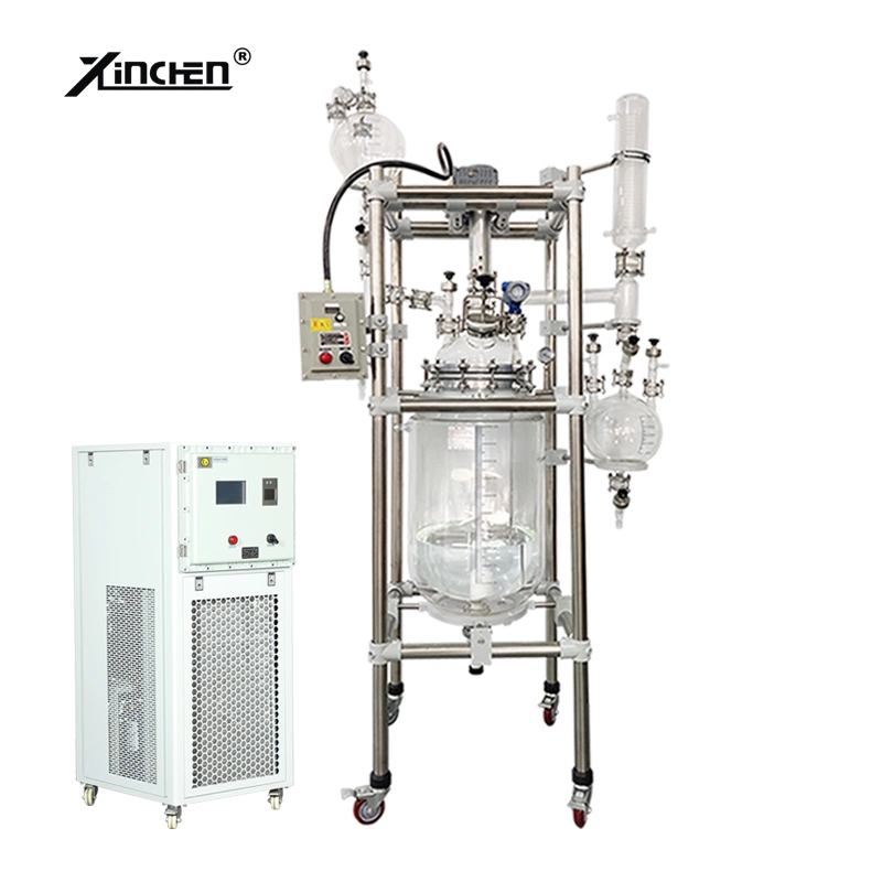 Industrial Chemical Industries Jacketed Glass Reactor for Distillation and Solvent Recovery with Competitive Price