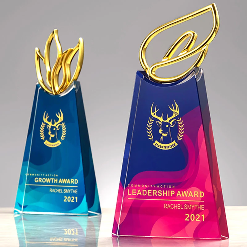 Free Design Games Prizes Excellent Staff Award Honorable Mention Cutting and Carving Crystal Trophy 3D Model