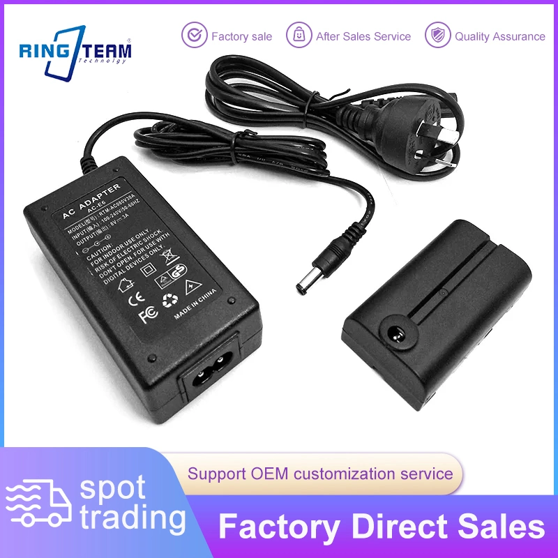 8V AC Power Adapter Plus Np-F550 Dummy Battery Decode Np-F970 F750 F570 for Sony HVR-M10p, HVR-M10u, HVR-V1e V1