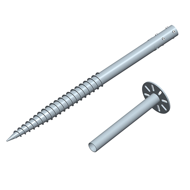 Q235 Adjustable Earth Anchor Concrete Post Anchor Ground Screw for Fence