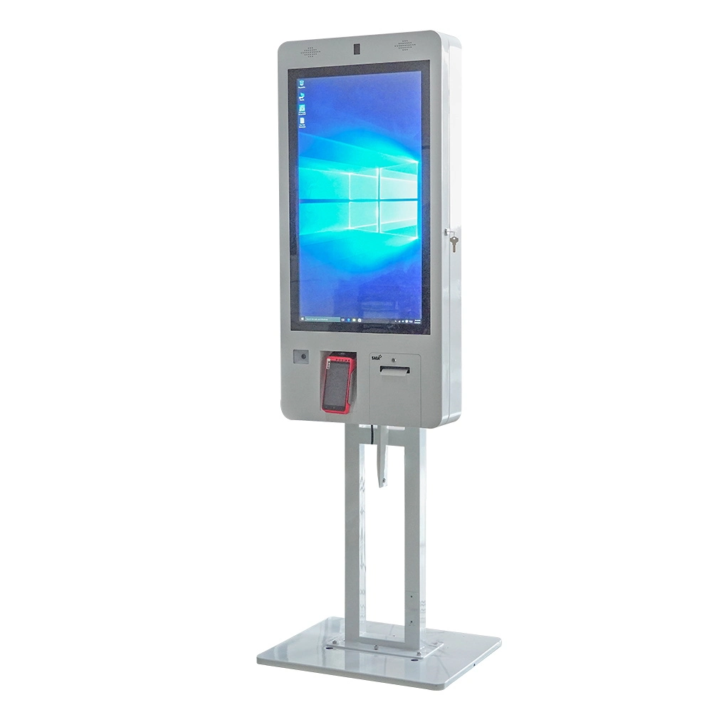 32 Inch Payment Terminal Kiosk Self Checkout Dual Screen Self Service Payment Terminal Kiosk