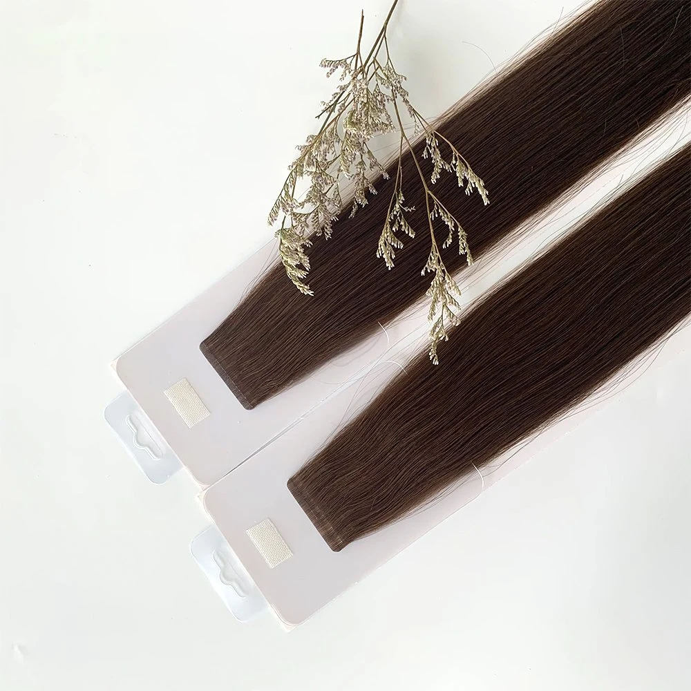 Double Sided Remy Full Cuticle Tape Hair 100% Virgin Slim Tape in Human Hair Extension