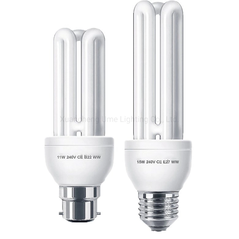 Cheap Price Free Sample 2u 3u 4u 6u CFL, Energy Saving Lighting Bulb- 11watt Compact Fluorescent Lamp 15W Lamp Light Bulbs