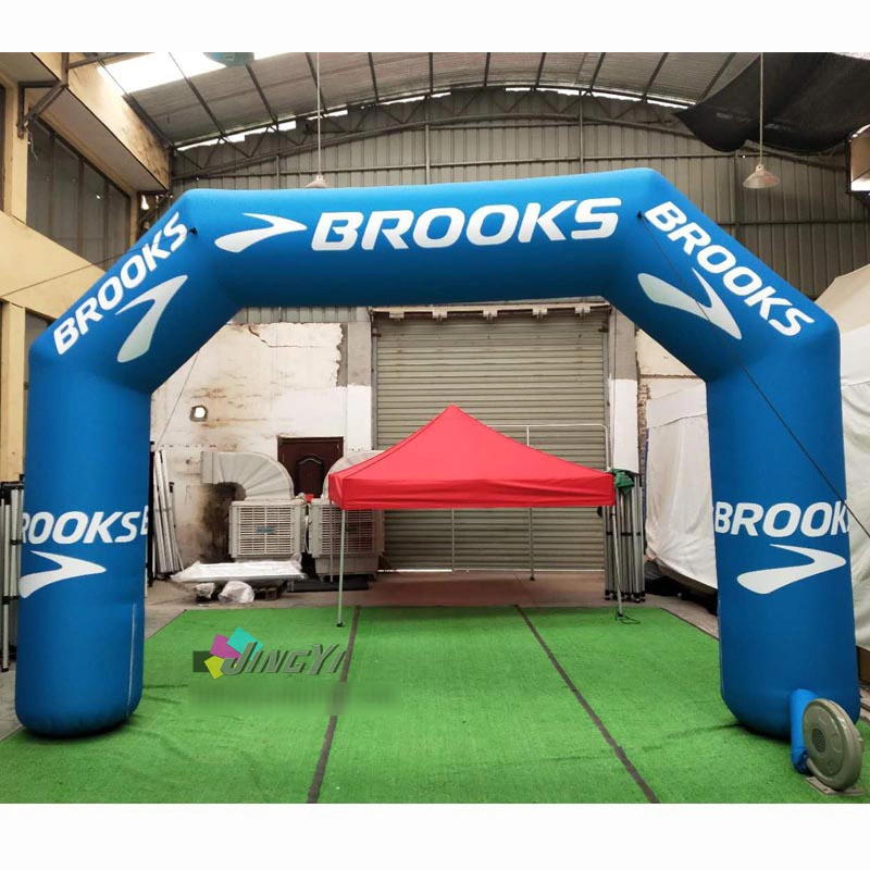20ft Custom Inflatable Gate Arch with Customized Logos for Race Event and Sport