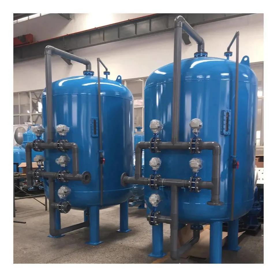 New Customized Automatic Backwash Sand/Carbon Filter with Frame 5 Micron Water Filter