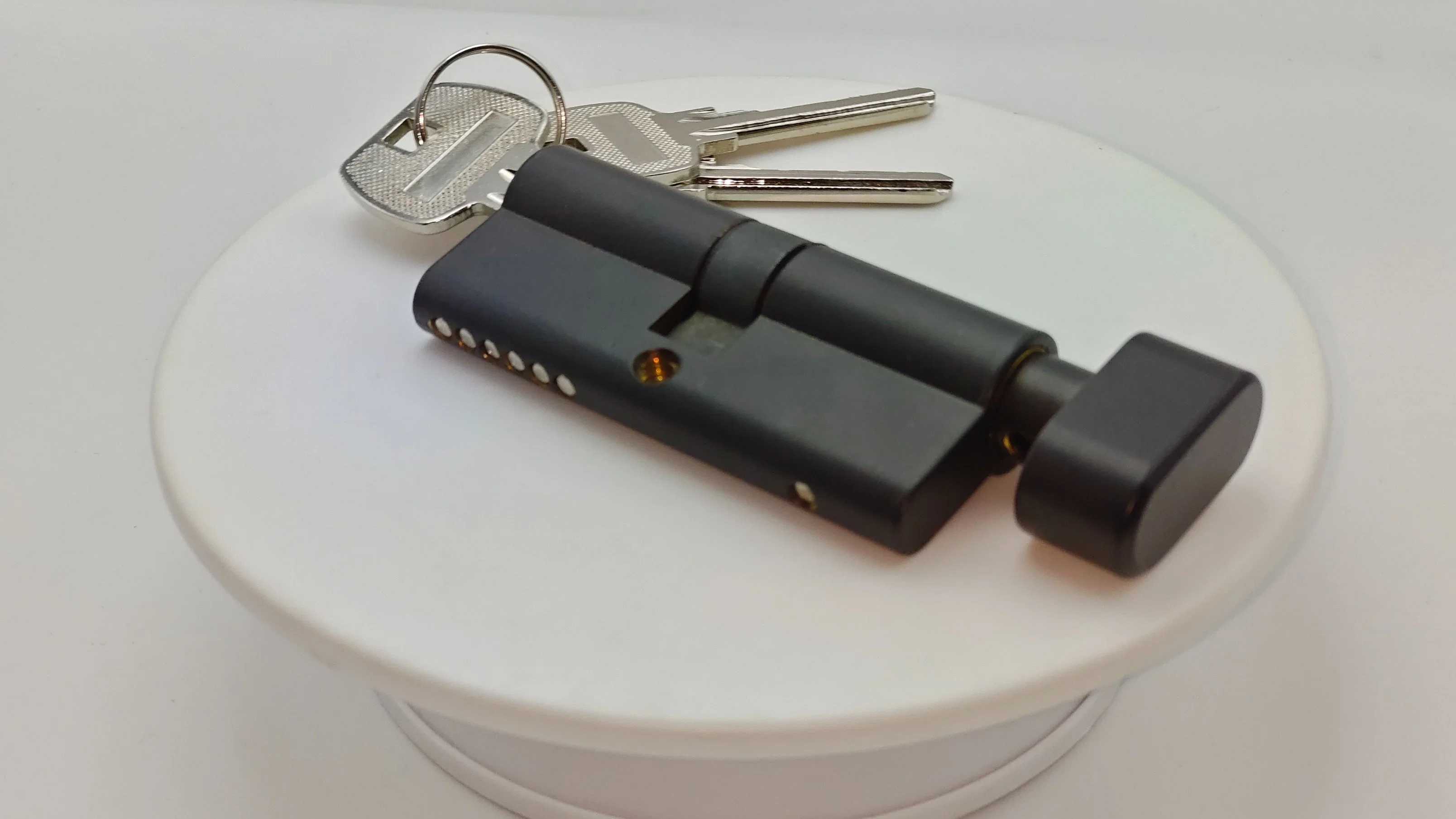 Customizable 30mm50mm70mm Iron Door Cylinder Head Lock Europenan 60-140mm Lock Core Black Mortise Lock Cylinder