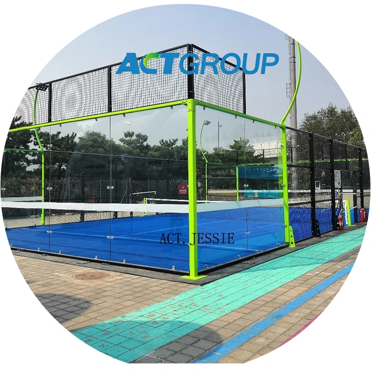 New Arrival Tennis Court for Padel Outdoor Panoramic Paddle Tennis Court