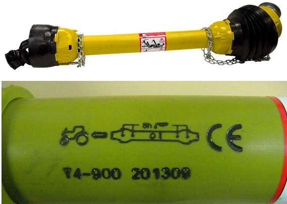 Machines agricoles utiliser des pièces de tracteur arbre de transmission à joint transversal Arbre de PDF et arbre d'entraînement