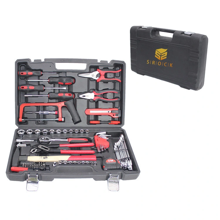Household Hardware Plastic Tool Box with Hand Tool Set