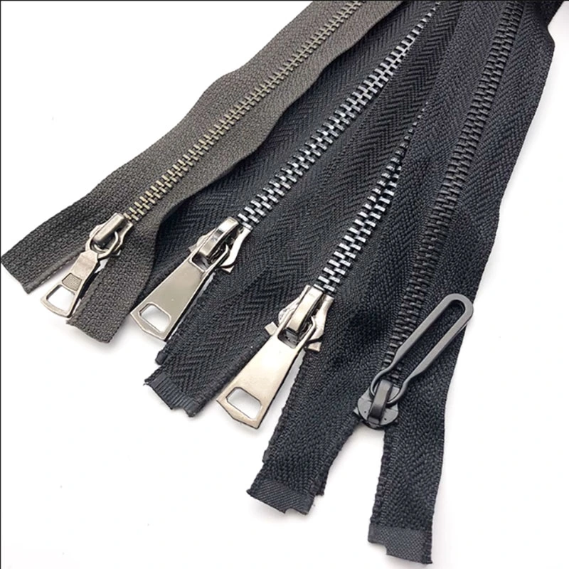 Bag Accessories #3 #5 #8 #10 Meta Material Zippers for Garments