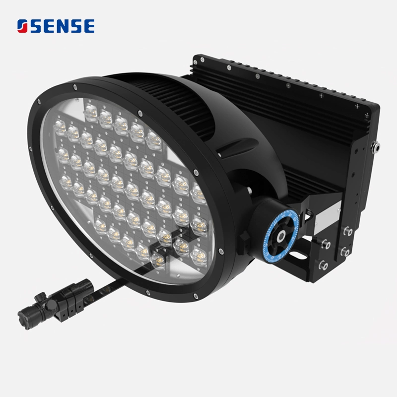 Projecteur LED haute puissance extérieur moulé sous pression, lumière de stade étanche IP66.