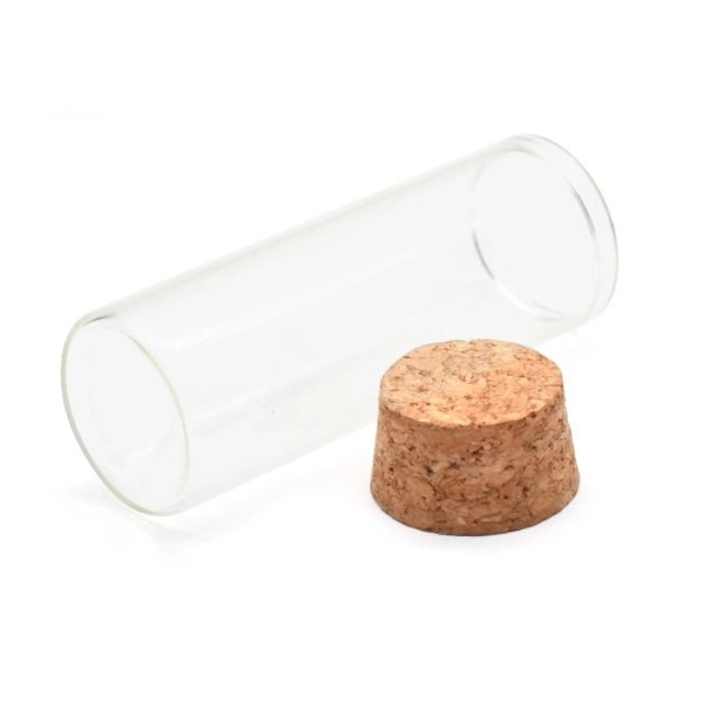 Borosilicate Glass Tubes Round Shape Glass Tubes with Cork Sealing