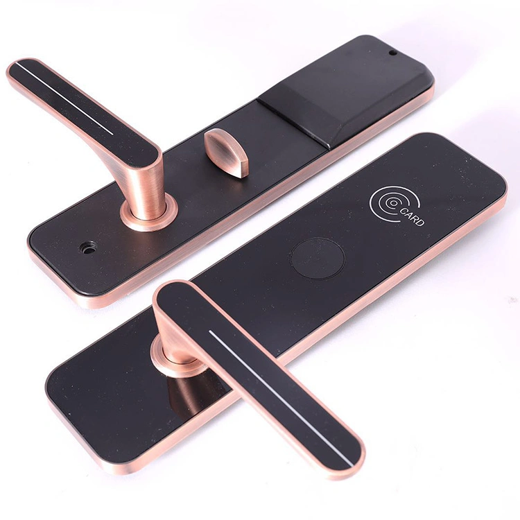 Fashion Smart RFID Hotel Lock System, RF Card Electronic Door Handle Lock, Smart Hotel Door Lock System Price