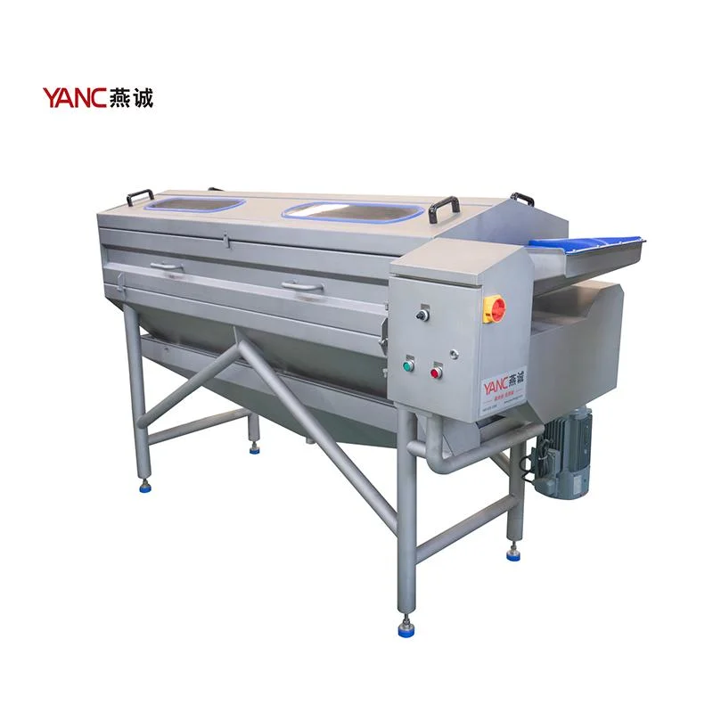 Automatic Fruit and Vegetable Washing and Drying Machine Auto Fruits Vegetables Cleaning Peeling Cutting Machines Price for Sale