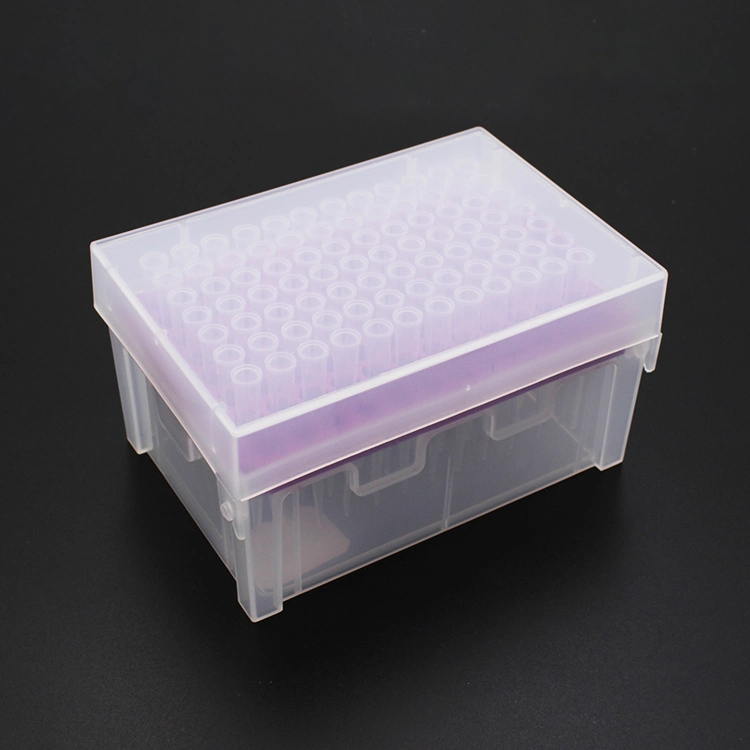 Laboratory Disposable Transfer 100 Wells Rack Pipette Tip Box