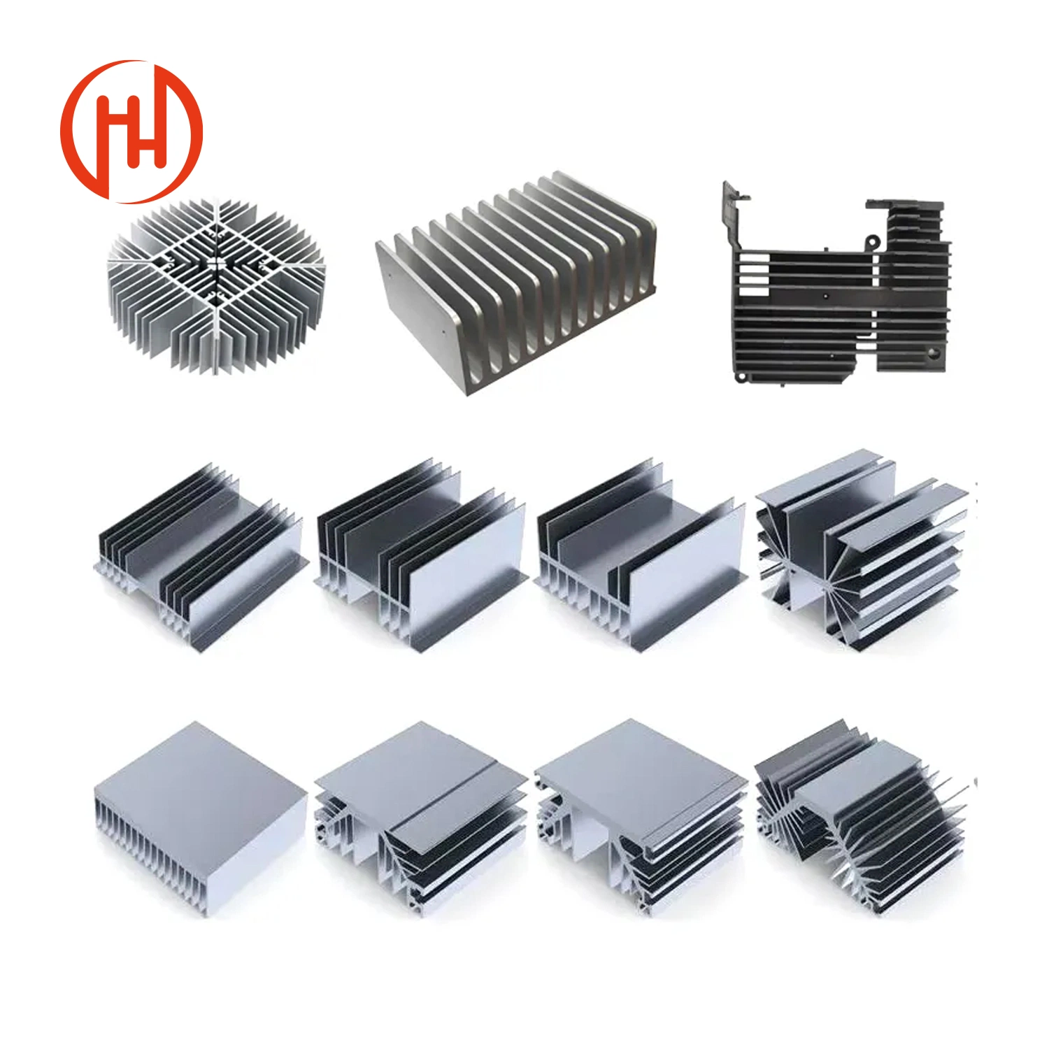 Aluminum Alloy Extrusion Motor Heat Sink Radiator 3D Printer Industry Parts