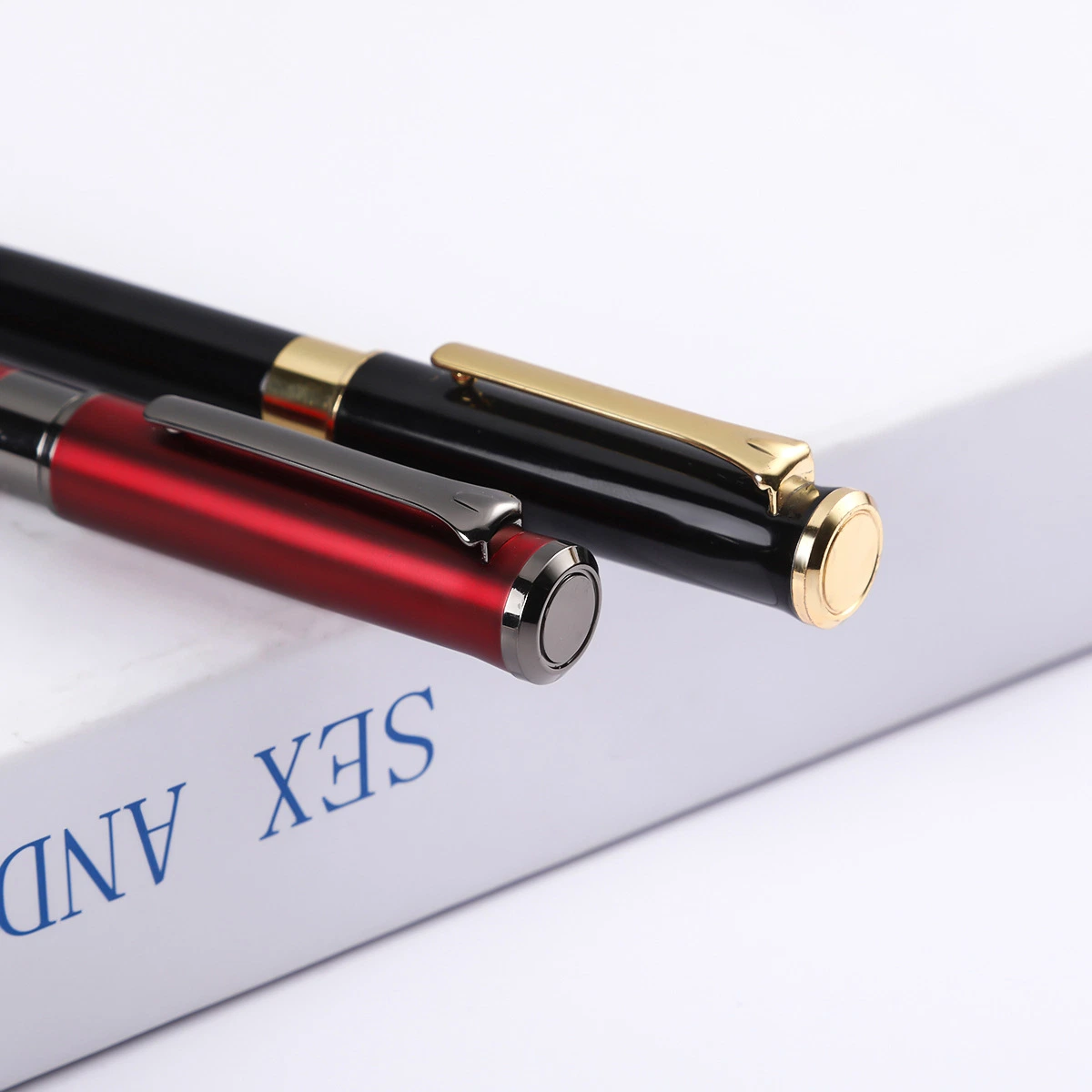 Luxury Metal Ball Point Pen UV Printing Logo Advertising Gel Pen