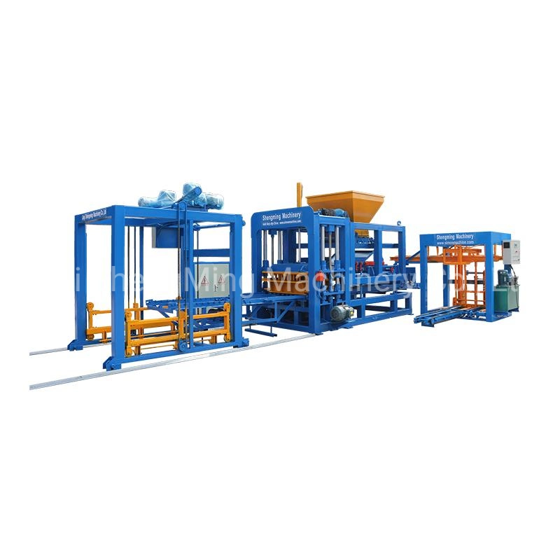 Fully Automatic Cement Fly Ash Concrete Paver Brick Blcok Making Machine Production Line