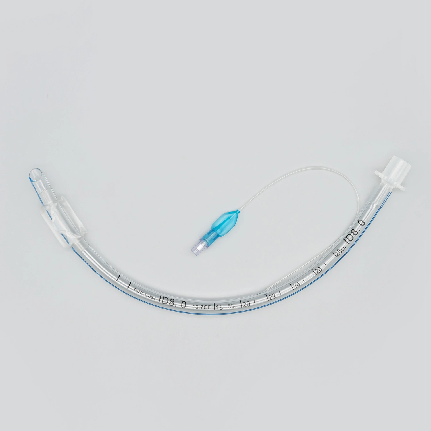 Ethylene oxide sterilization colostomie sac Tube endotrachéal avec brassard pour adulte