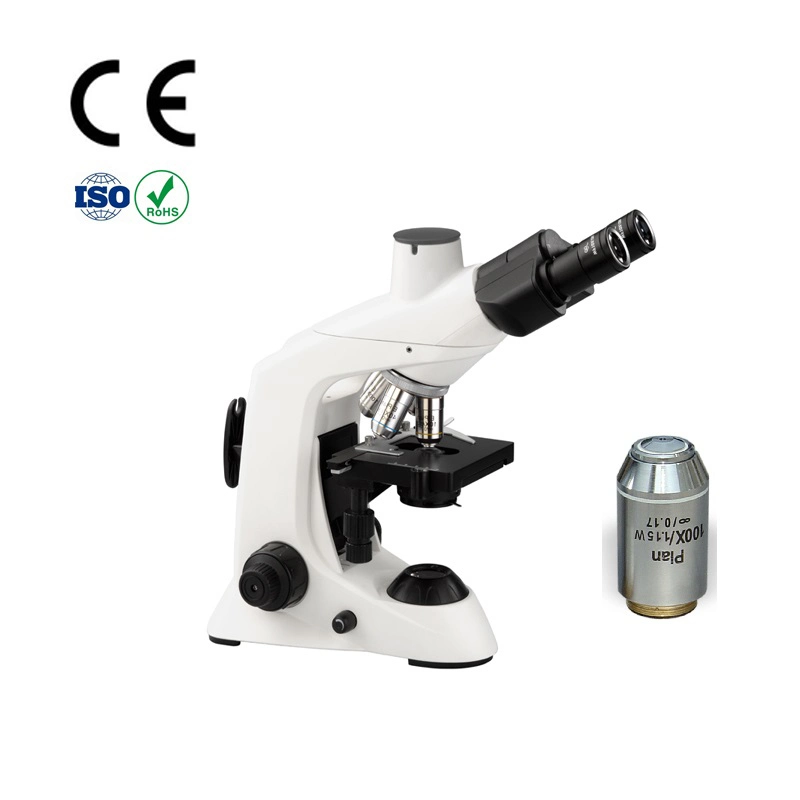 1000x instrumento óptico para estudiantes con microscopio trinocular Amscope